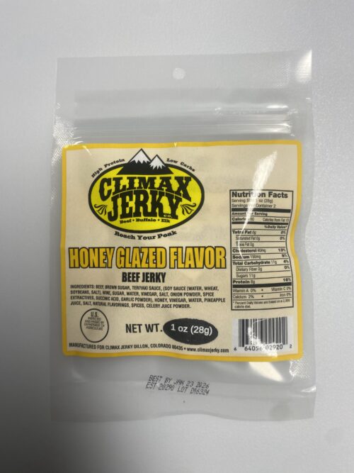 1 oz Honey Glazed Beef Steak Jerky